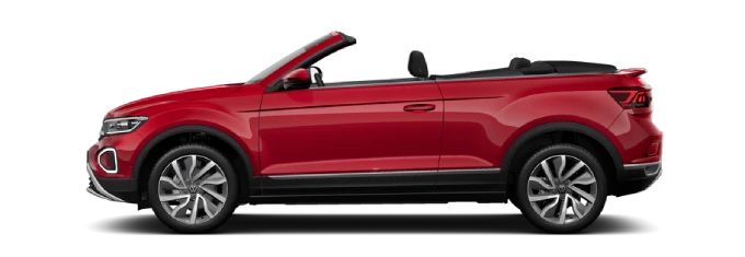 Nuovo T Roc Cabriolet Side View